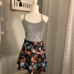 Beautiful floral print skirt